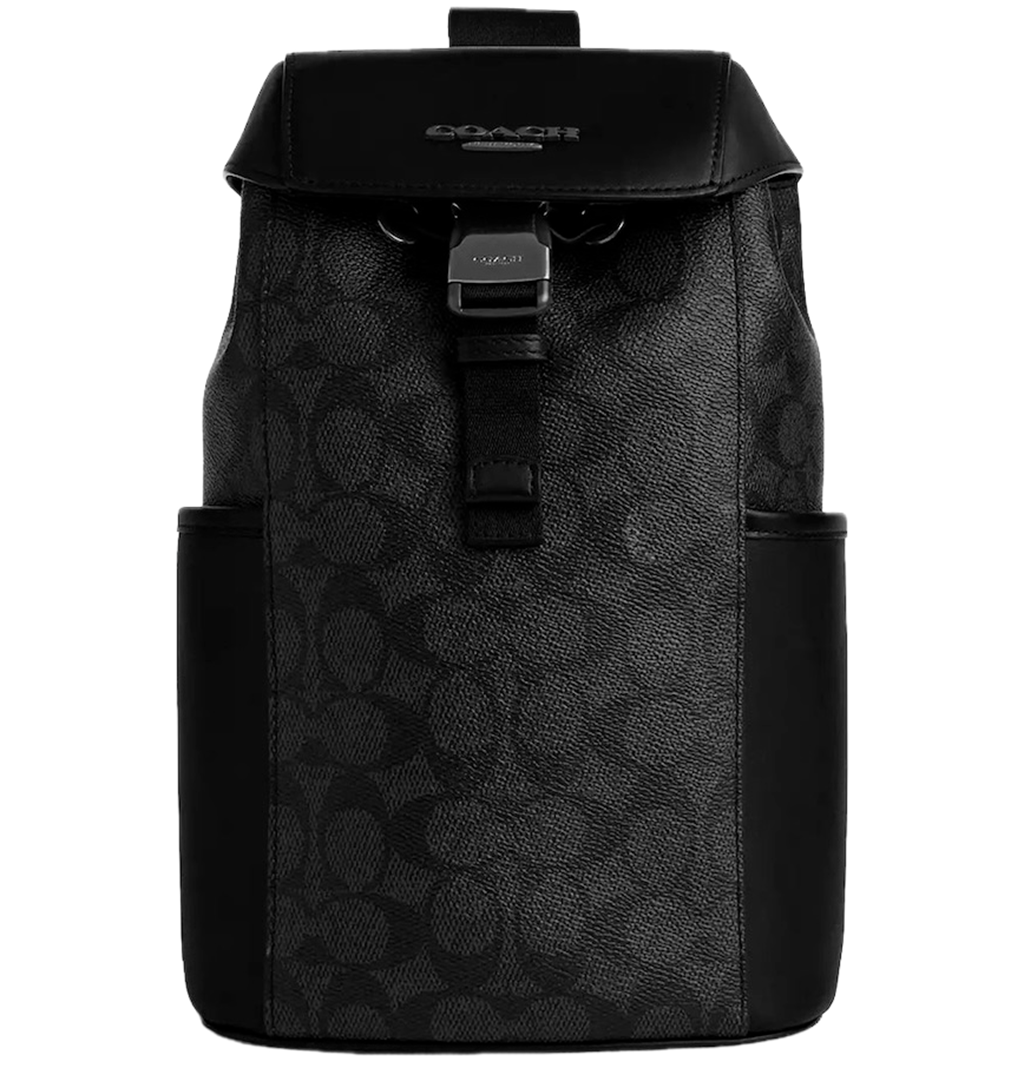 Túi Coach Racer Pack Bag 'Black' CT712-QBMI5