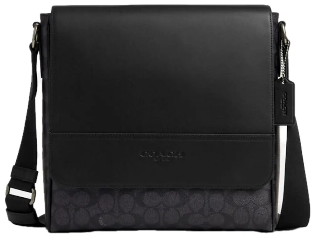 Túi Coach Houston Map Ba 'Black' CZ399-QBMI5