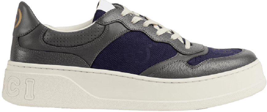 Giày Gucci Men’s Lace-Up Sneaker ‘Grey Leather’ 726543-AABNK-1152