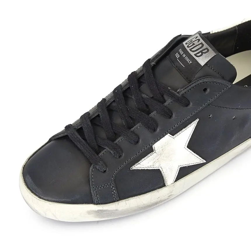 Giày Golden Goose Superstar 'Black' GMF00101-F000321-80203 - Ảnh 7