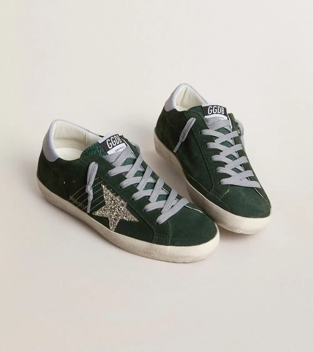Alternative view of Giày Golden Goose Super-Star 'Green' GWF00101-F007200-35923