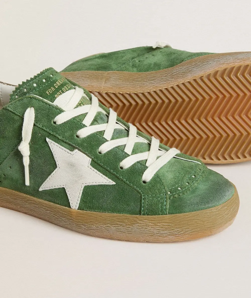 Giày Golden Goose Super-Star 'Green' GWF00906-F007260-35927 - Ảnh 3