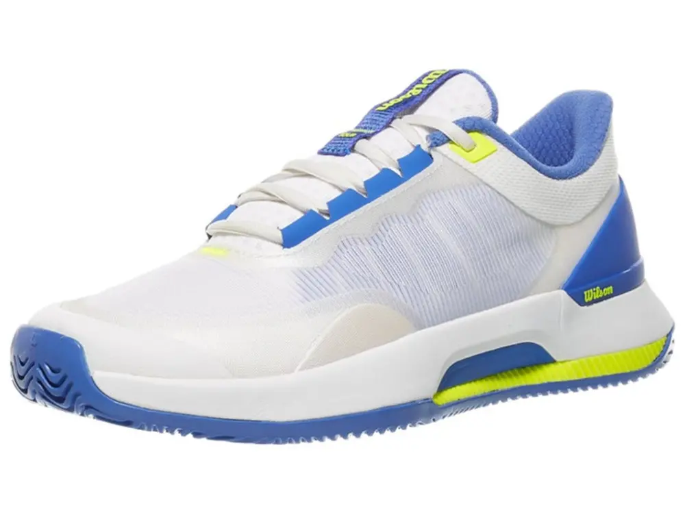 Giày Wilson Intrigue Tour ‘White Blue Yellow’ WRS336740 - Ảnh 4