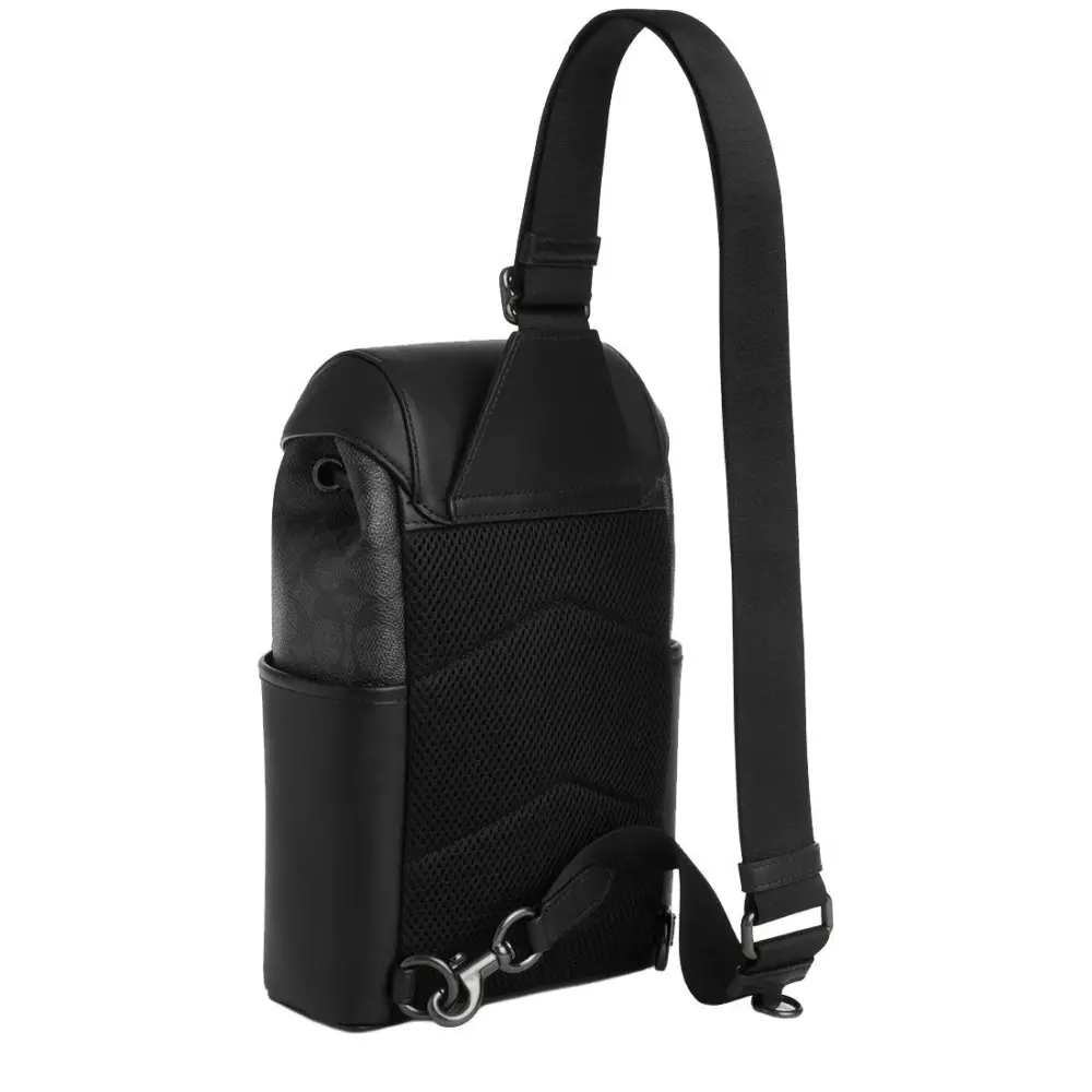 Túi Coach Racer Pack Bag 'Black' CT712-QBMI5 - Ảnh 3