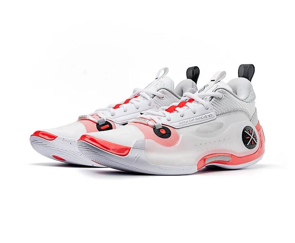 Li-Ning Way of Wade 10 Low Overtown 'White Red' ABAS083-14 - Ảnh 4