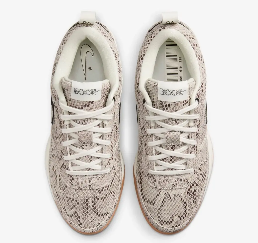 Giày Nike Book 1 Leather ‘Python’ HJ5353-100 - Ảnh 4