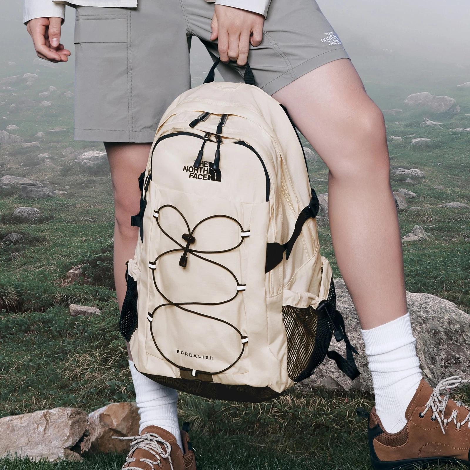 Balo The North Face Borealis II ‘Cream’ NM2DR04C - Ảnh 5