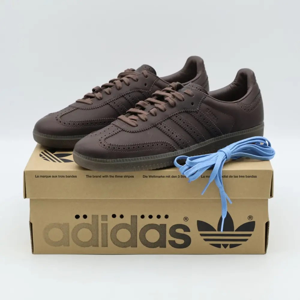 Giày Adidas Samba OG ‘Brogue Pack Brown’ JI3231 - Ảnh 3