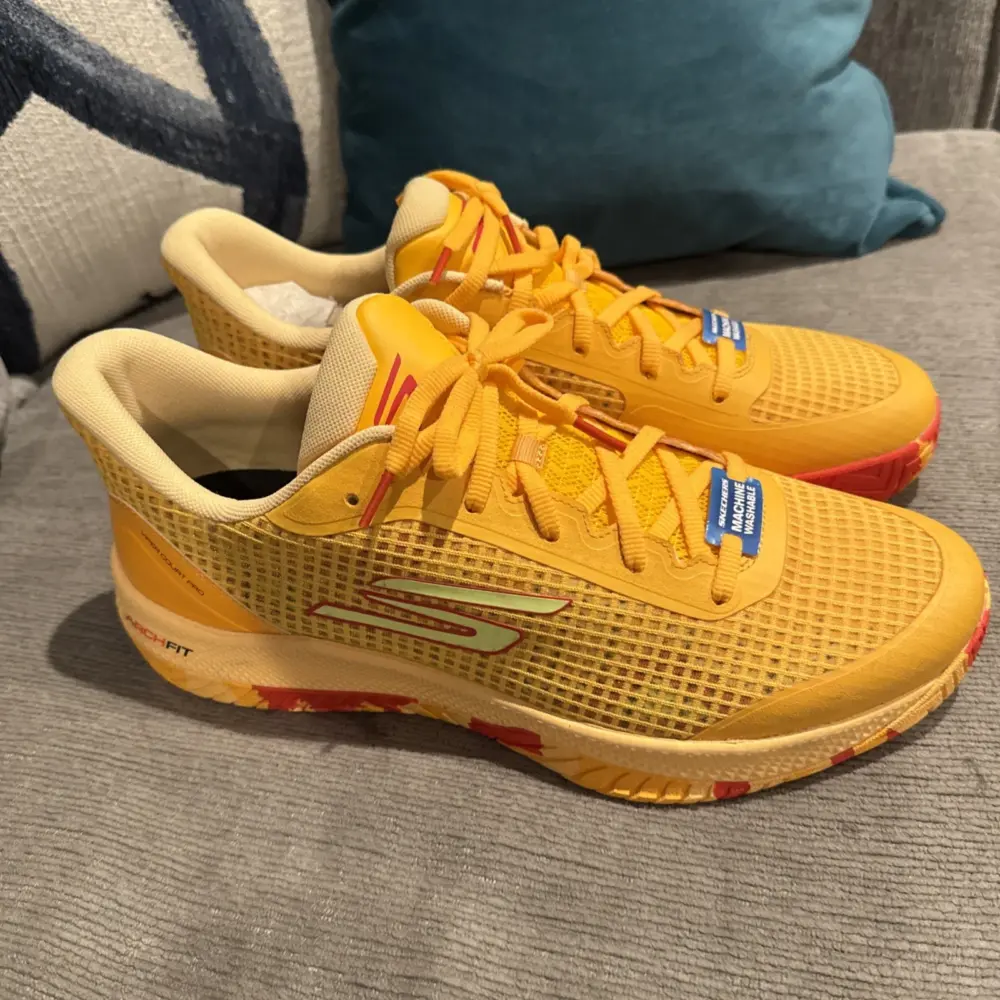 Giày Skechers Viper Court Pro ‘Orange’ 246069C-ORG - Ảnh 6