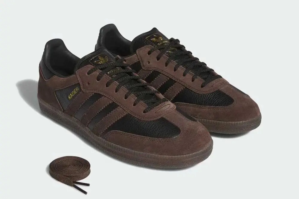 Giày Adidas Samba ADV ‘Kader Sylla Brown Gum’ IF9235 - Ảnh 6