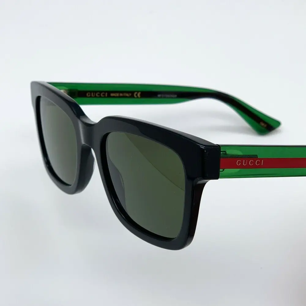 Kính Gucci Square Men’s Sunglasses ‘Green’ GG0001SN-002-52 - Ảnh 3