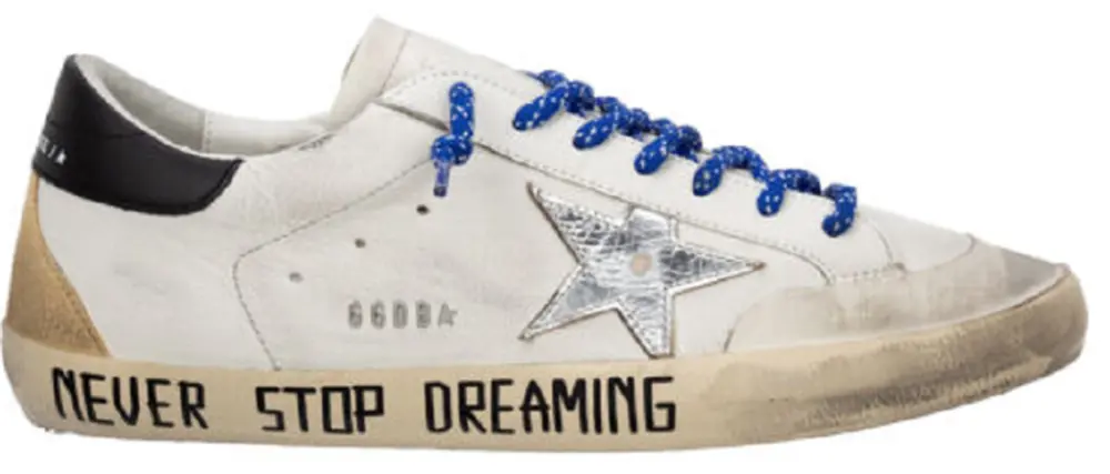Giày Golden Goose Supper Star ‘White Silver’ GMF00175 F002553 10906