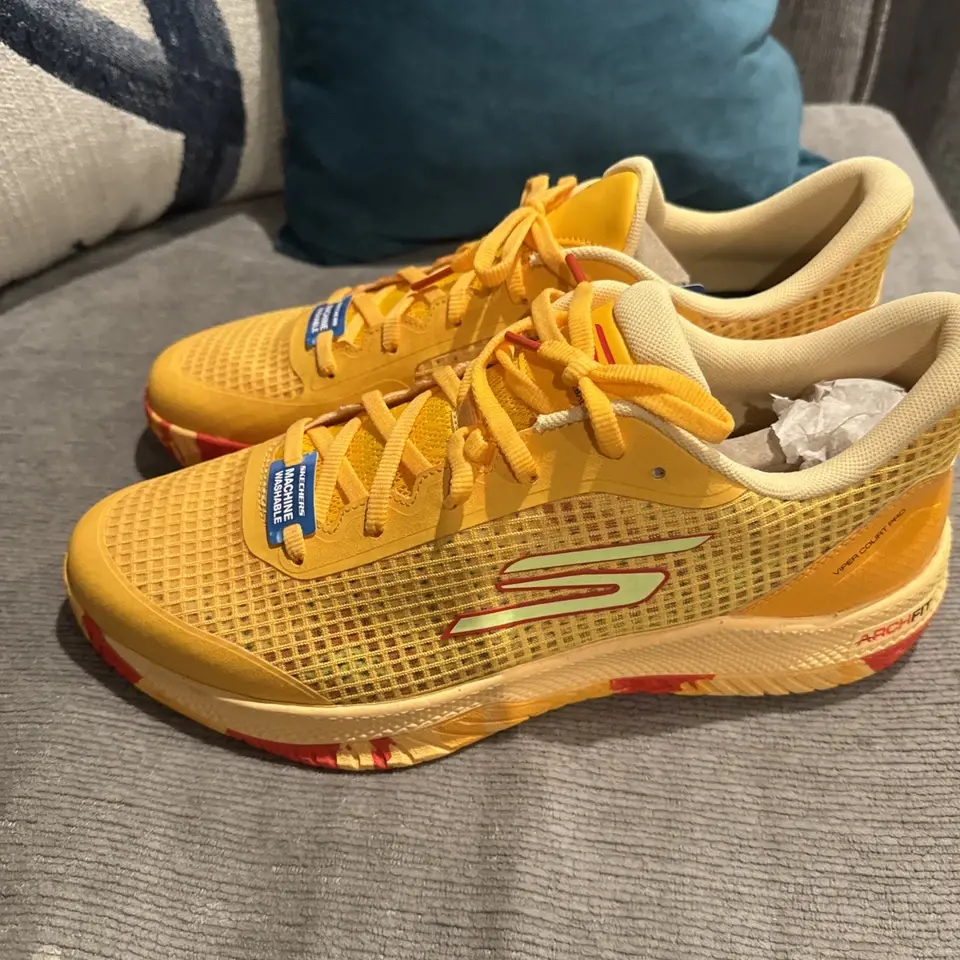 Giày Skechers Viper Court Pro ‘Orange’ 246069C-ORG - Ảnh 5
