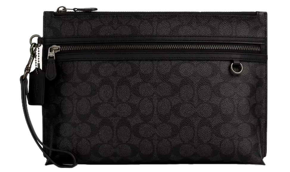 Túi Coach Carry All Pouch 'Black' CY985-QBMI5