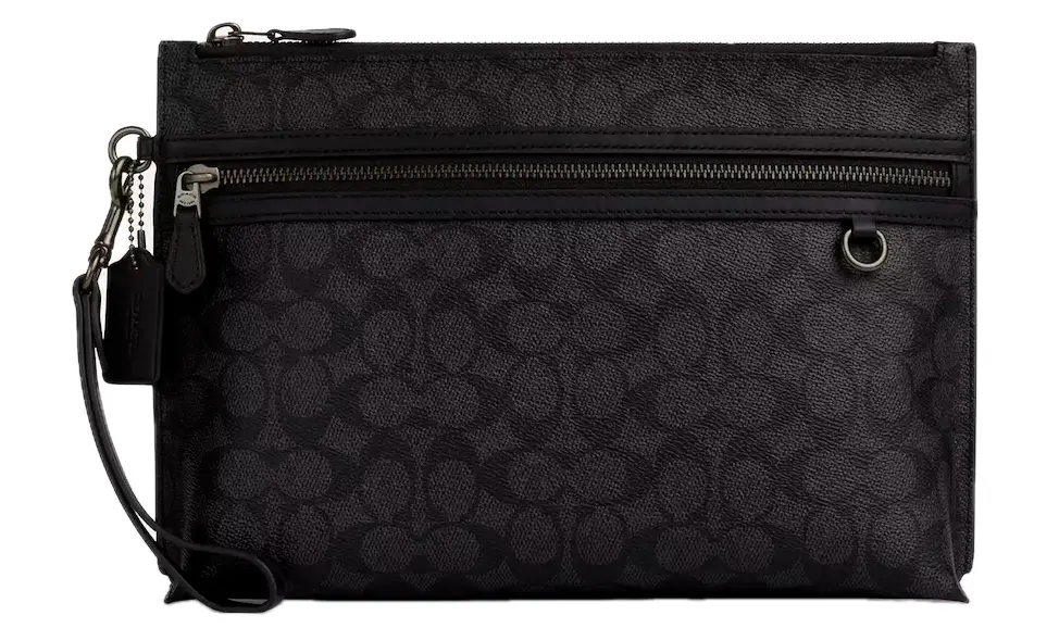 Túi Coach Carry All Pouch 'Black' CY985-QBMI5