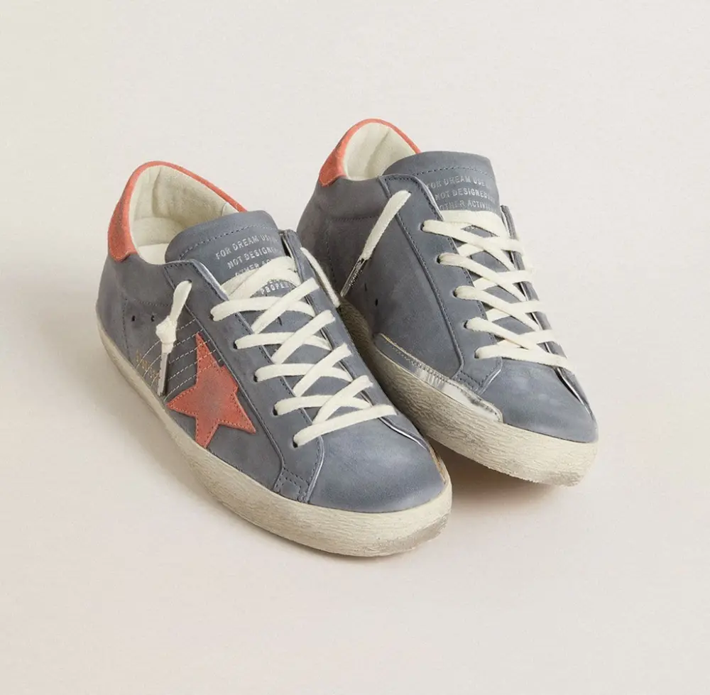 Alternative view of Giày Golden Goose Super Star 'Powder-blue' GWF00101-F007521-50935