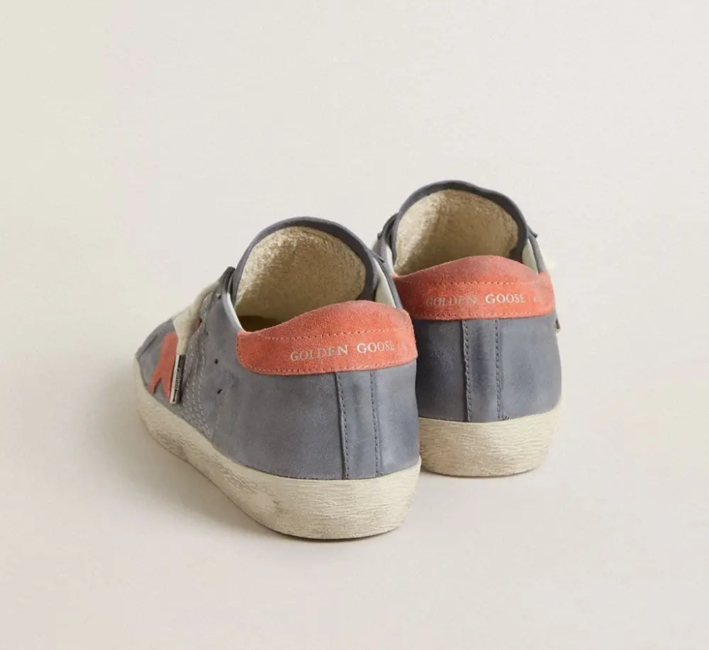 Giày Golden Goose Super Star 'Powder-blue' GWF00101-F007521-50935 - Ảnh 4