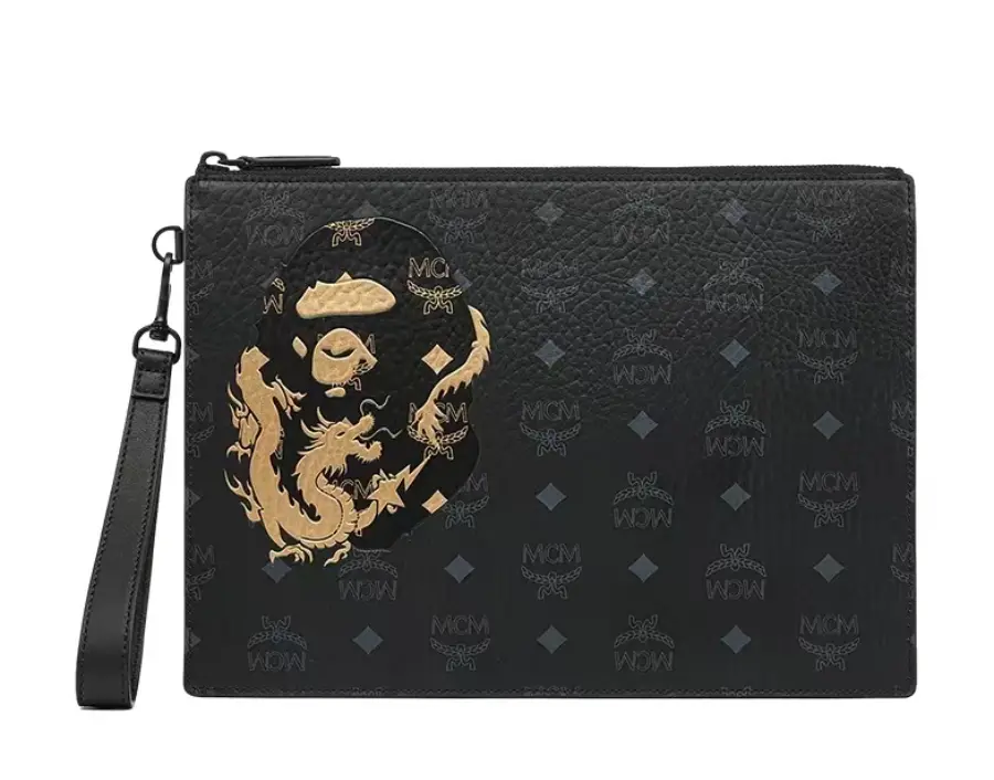 Alternative view of Túi MCM x Bape LNY 'Black' MXZESTA04BK001