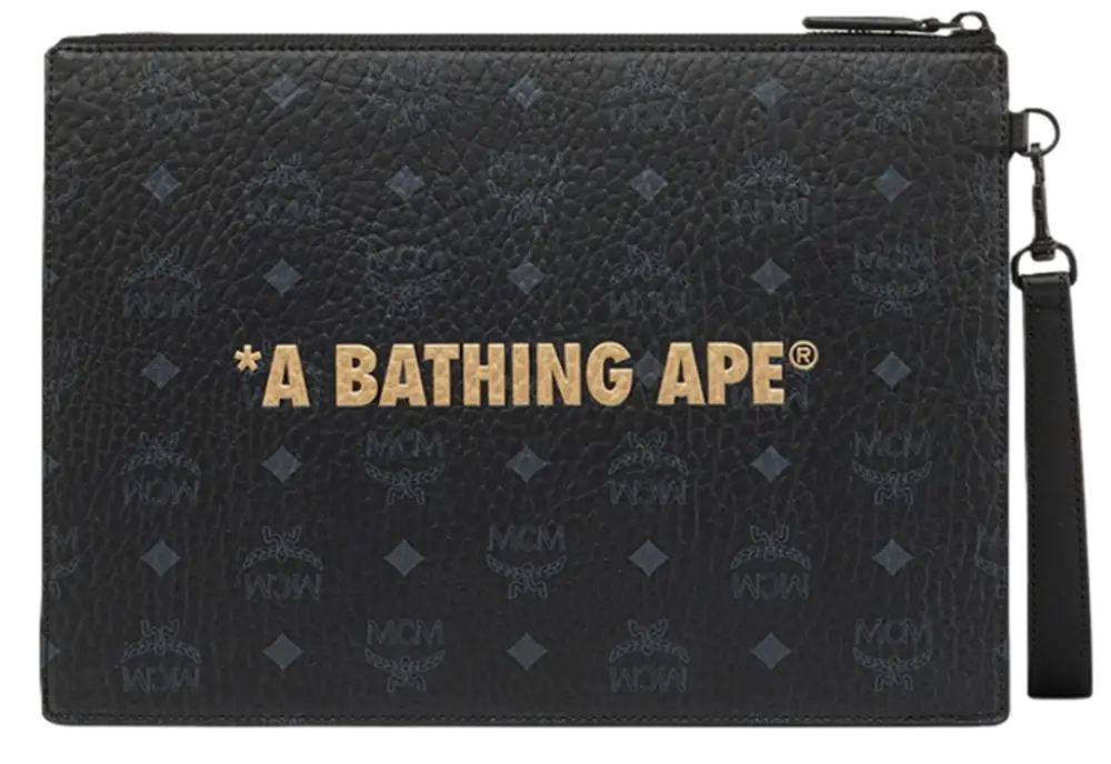 Túi MCM x Bape LNY 'Black' MXZESTA04BK001