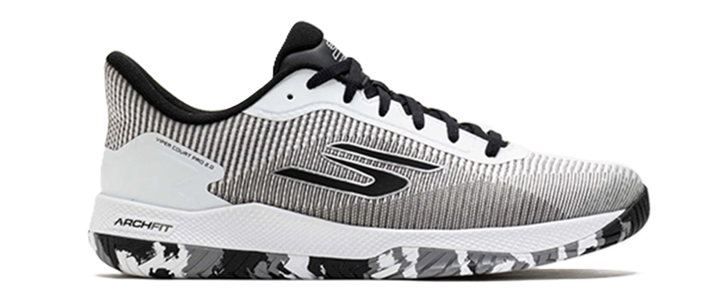 Giày Skechers Viper Court Pro ‘White Black’ 246109C-WBK