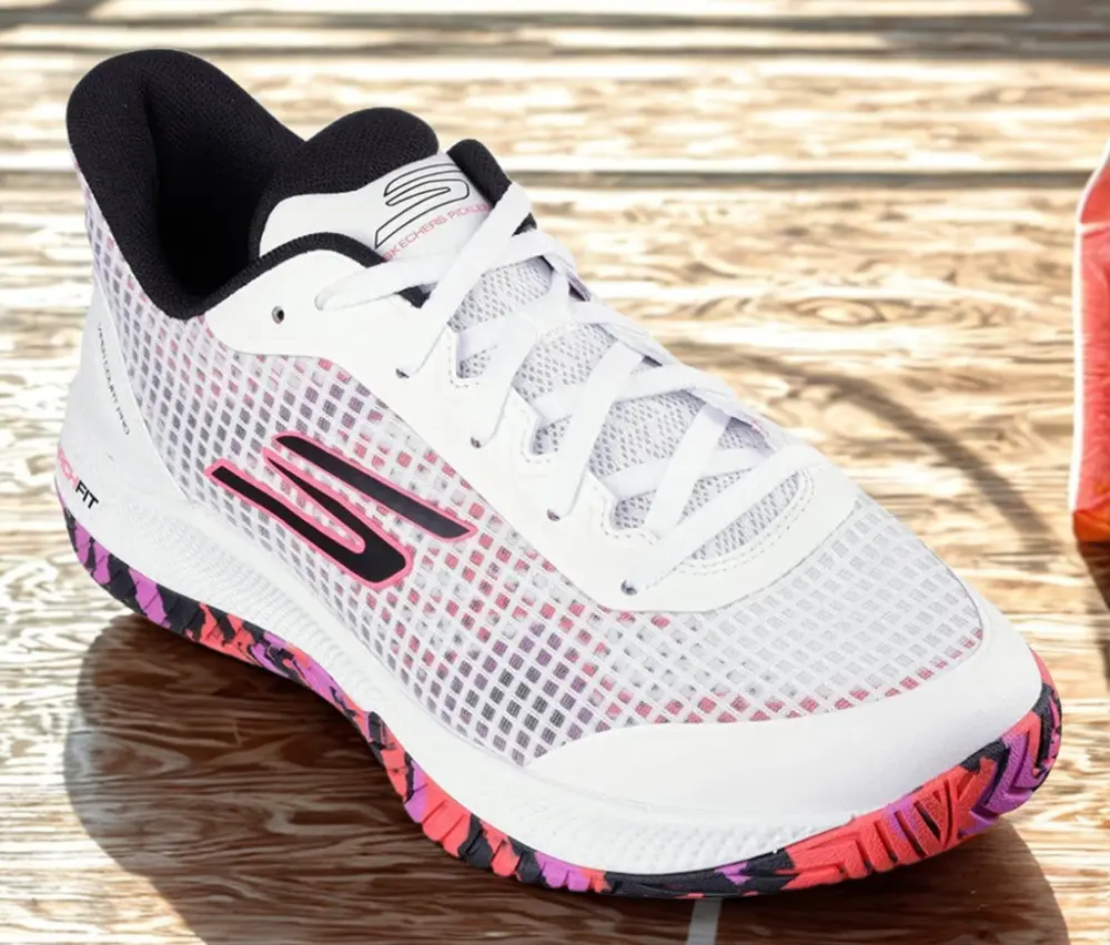 Giày Skechers Viper Court Pro ‘White Hot Pink’ 246069C-WHP - Ảnh 3