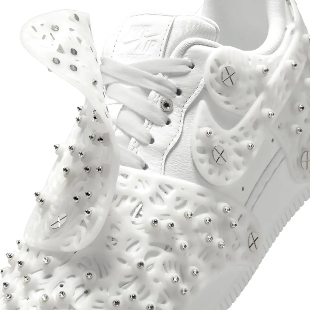 Giày Nike Swarovski x Nike Air Force 1 Low Triple White CV7668-100 - Ảnh 4