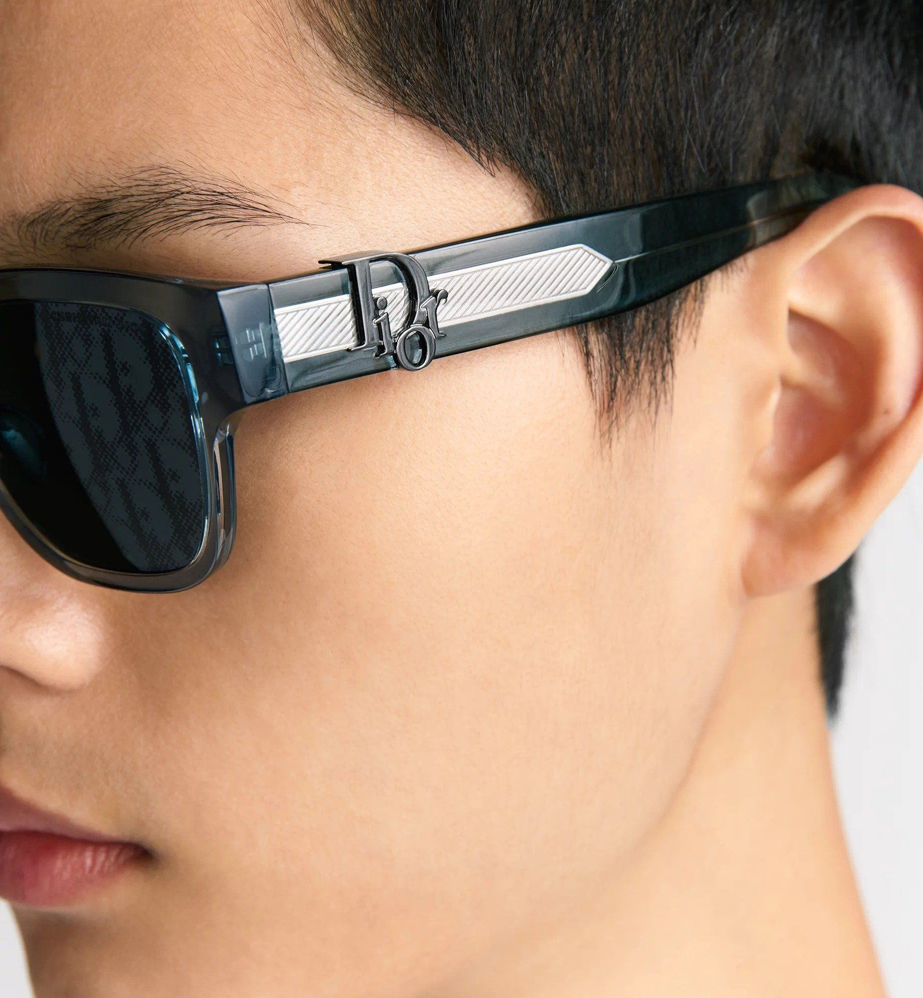 Kính Dior Oblique S1F Transparent Sunglasses 'Blue' DOBLS1FXT-30B8 - Ảnh 3