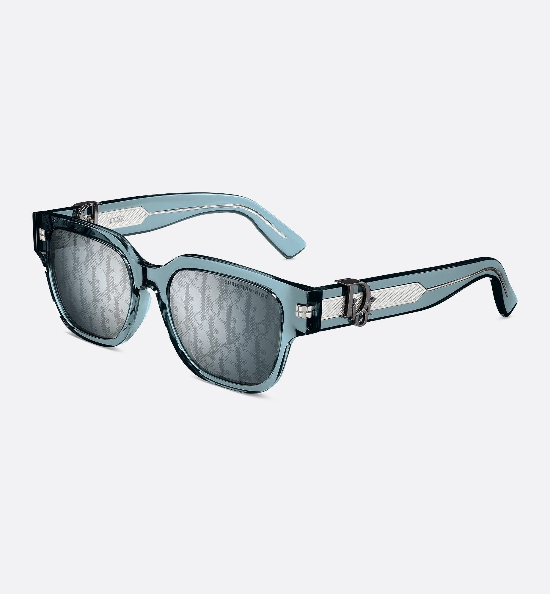 Alternative view of Kính Dior Oblique S1F Transparent Sunglasses 'Blue' DOBLS1FXT-30B8