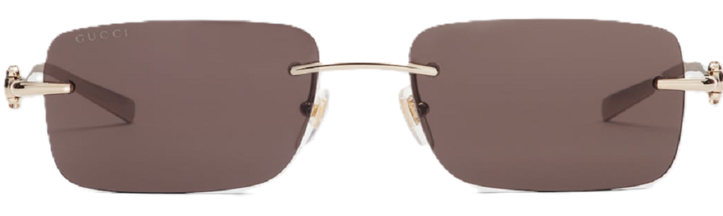 Kính Gucci Rectangular Frame Sunglasses 'Brown' 797456-I3330-8023