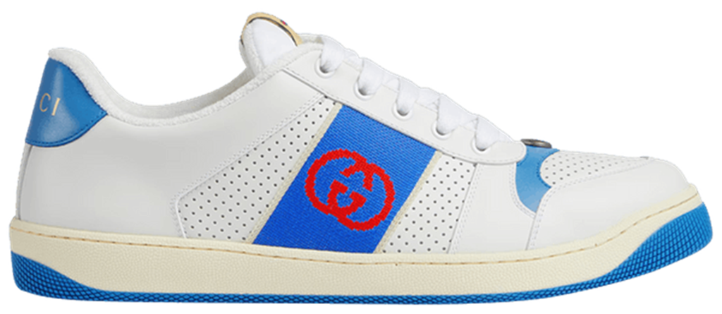 Giày Gucci Screener Interlocking G ‘White Blue’ 765054-AACV8-9055