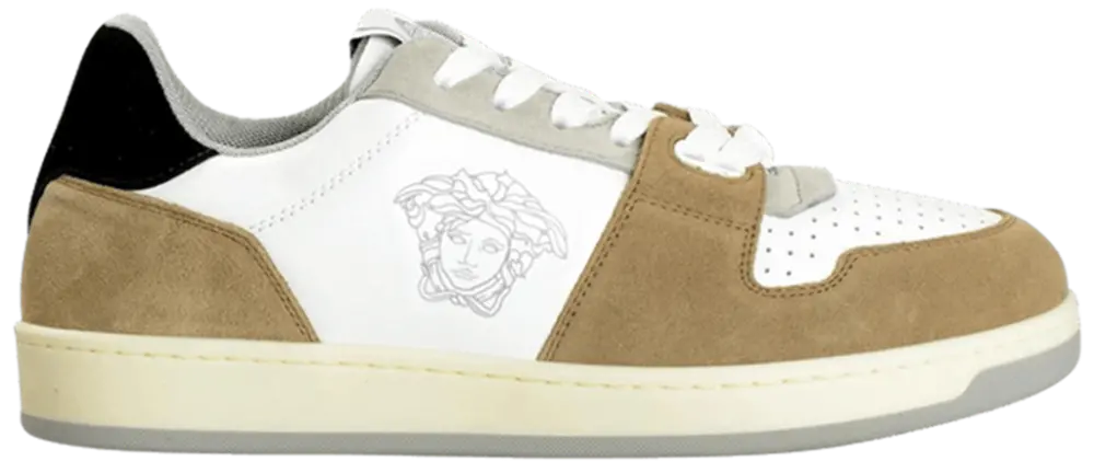 Giày Versace Medusa Sneaker ‘Beige White Black’ 1013377-1A10407-2NA30