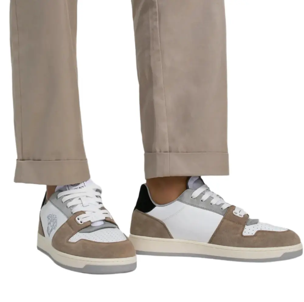 Giày Versace Medusa Sneaker ‘Beige White Black’ 1013377-1A10407-2NA30 - Ảnh 3