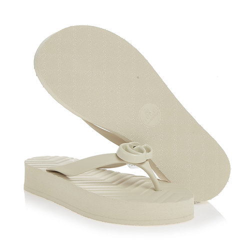 Dép Gucci Chevron Thong Sandal ‘White’ 655463-J8710-9022 - Ảnh 3