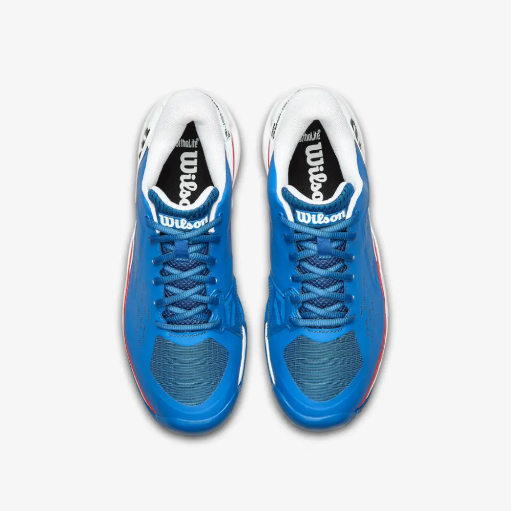 Giày Wilson Rush Pro Ace Clay ‘White Blue’ WRS334390U - Ảnh 4