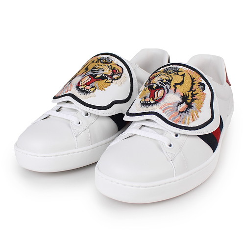 Giày Gucci New Ace ‘Tiger Strap’ 477102-DOP80-9182 - Ảnh 3