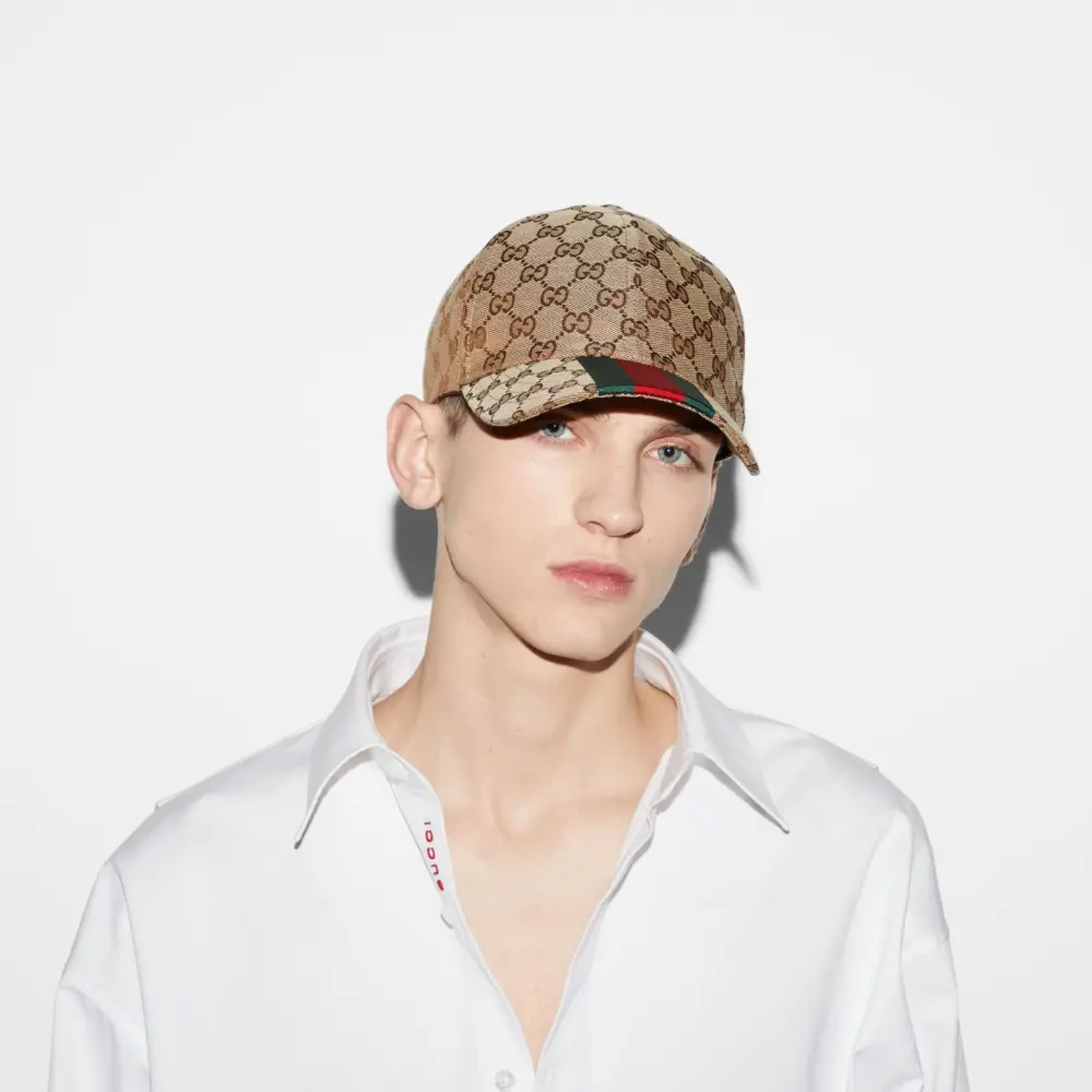 Alternative view of Mũ Gucci Original Gg Baseball Hat ‘Beige’ 789016-4HBA8-9784