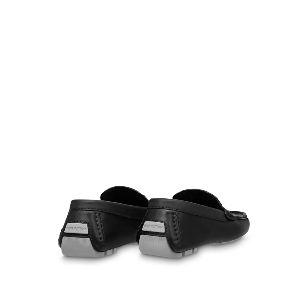 Giày Louis Vuitton Monte Carlo Moccasin ‘Black’ 1AASGX - Ảnh 3