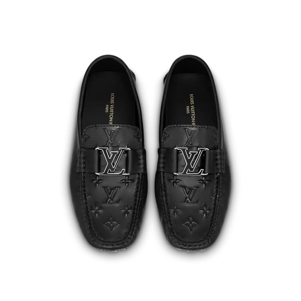 Alternative view of Giày Louis Vuitton Monte Carlo Moccasin ‘Black’ 1AASGX
