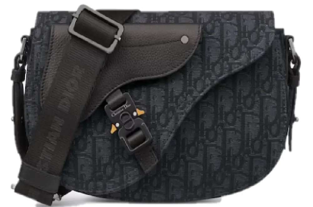 Túi Dior Saddle Messenger ‘Black Calfskin’ 1ADPO325YKY-H03E