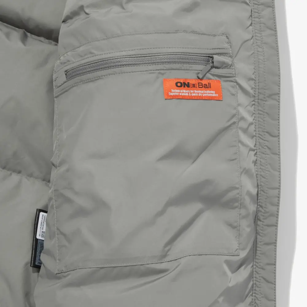 Alternative view of Áo The North Face Nuptse On Ball ‘Grey’ NJ3NQ53B