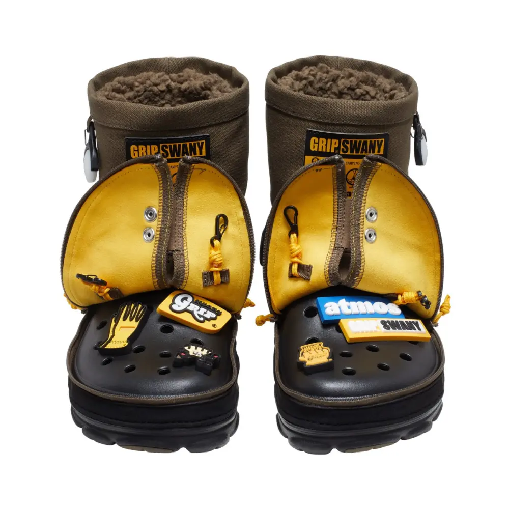Alternative view of Dép Crocs Classic All-Terrain Clog Grip Swany x Atmos ‘Olive’ 208017-337