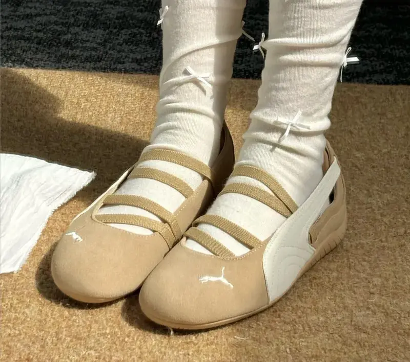 Giày Puma Speedcat Ballet Suede ‘Cafe’ 406758-01 - Ảnh 3