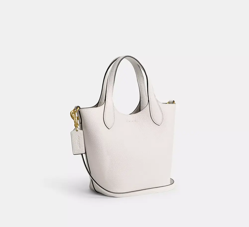 Túi Coach Hanna Bucket Bag ‘White’ CR168-IMCHK - Ảnh 5