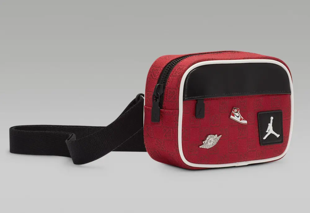 Túi Nike Jordan 23 Monogram Camera Bag ‘Varsity Red’ HQ7569-636 - Ảnh 5