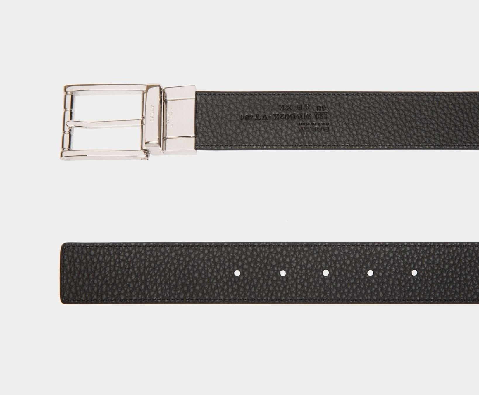Thắt Lưng Bally Astory 35mm Reversible Belt ‘Navy’ 6308115 - Ảnh 3
