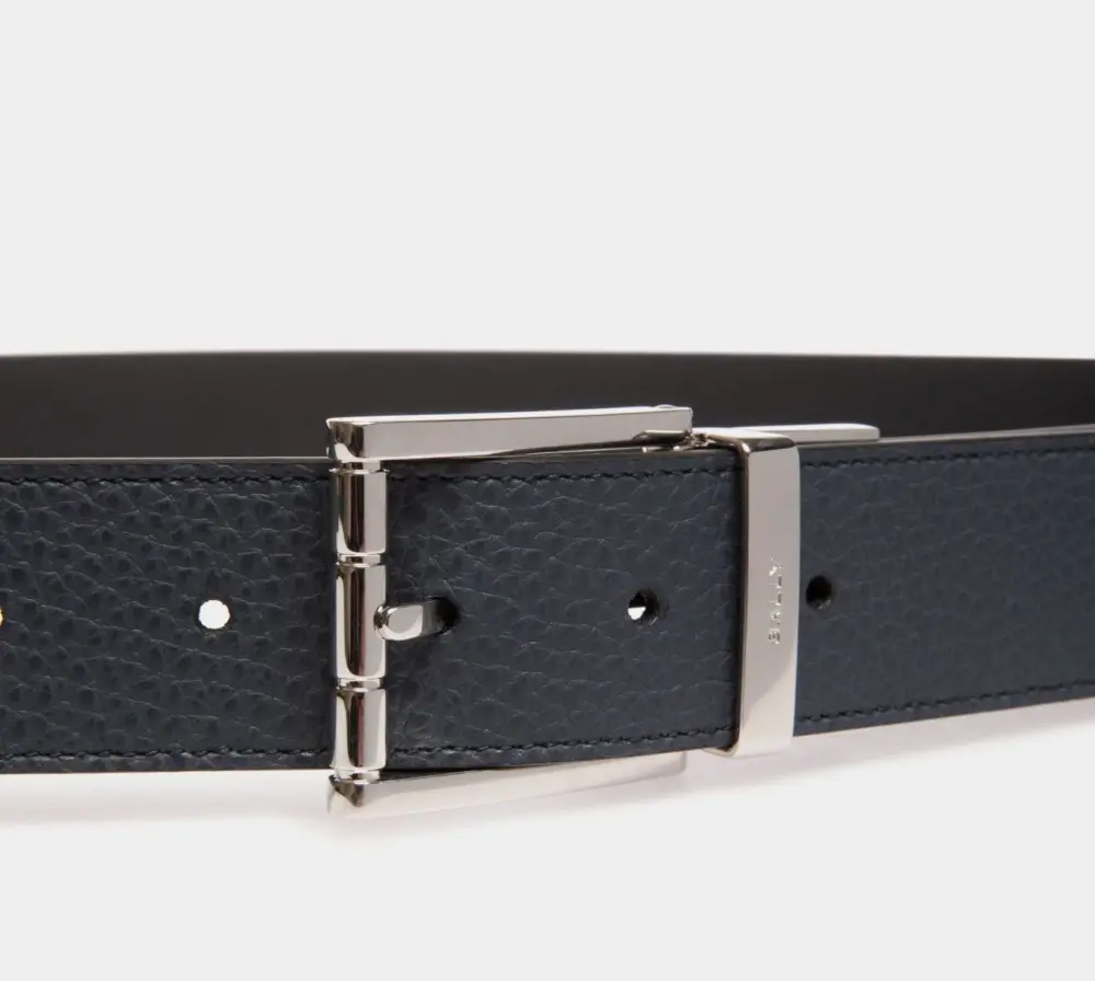 Alternative view of Thắt Lưng Bally Astory 35mm Reversible Belt ‘Navy’ 6308115