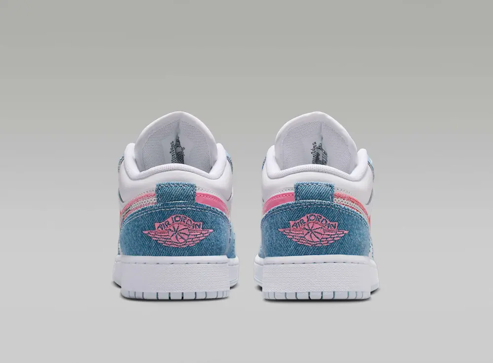 Giày Nike Air Jordan 1 Low SE GS ‘Denim Sequin’ HQ2001-400 - Ảnh 3