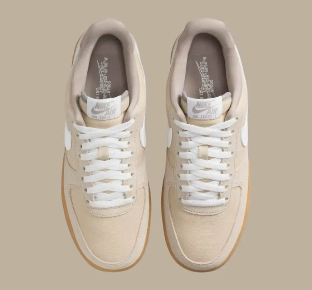 Giày Nike Air Force 1 Low ’07 ‘Suede Canvas Khaki’ HV4306-234 - Ảnh 4