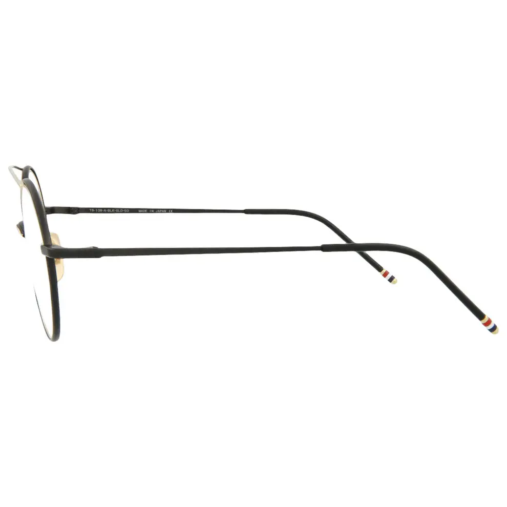 Kính Thom Browne Aviator-Frame Metal Optical 'Black' TB108-ABLKGLD-50 - Ảnh 3