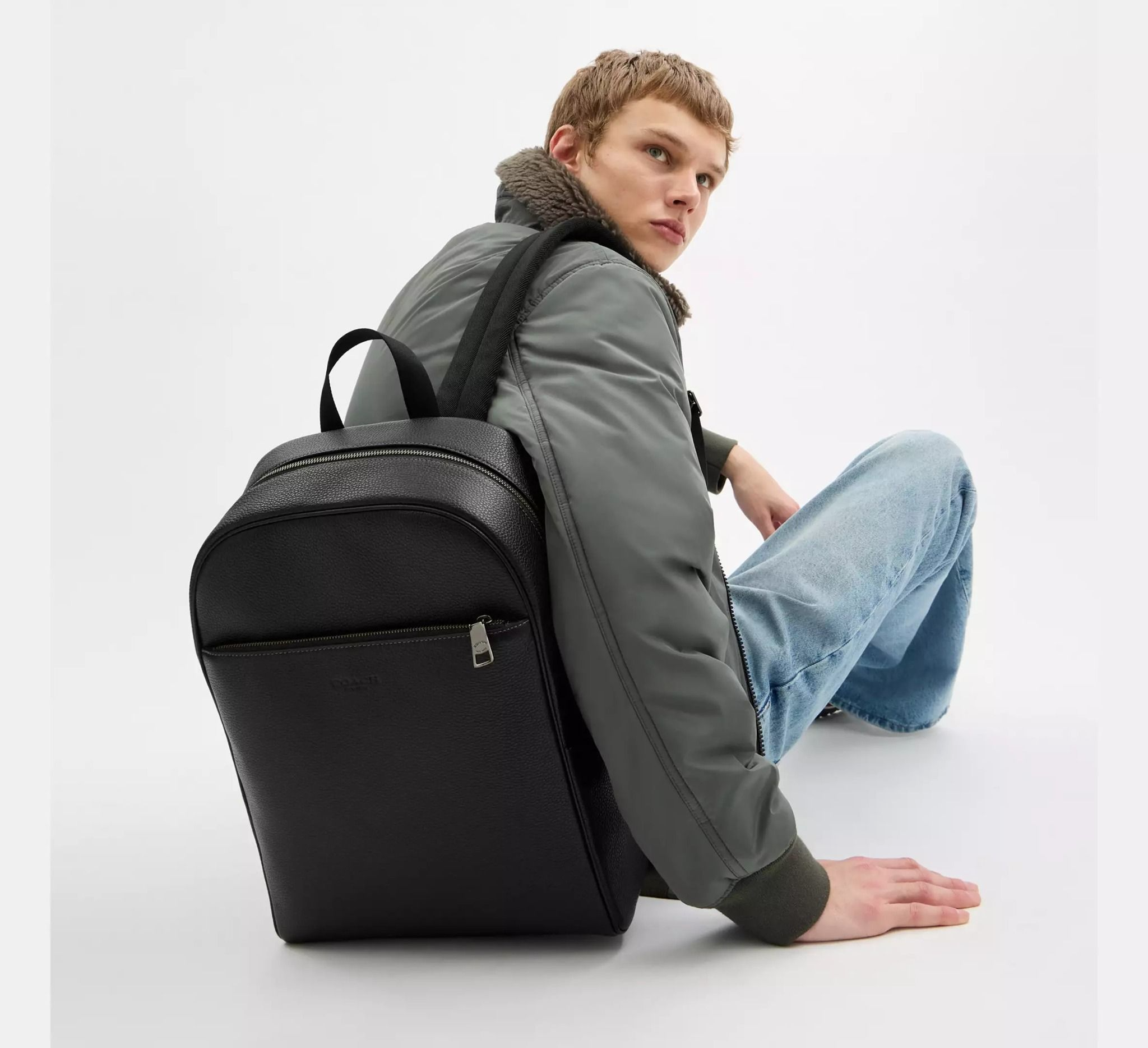 Alternative view of Balo Coach Owen Backpack 'Black' CAJ66-QBBK